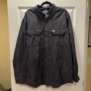 Carhartt relaxed fit long sleeve shirt size xl